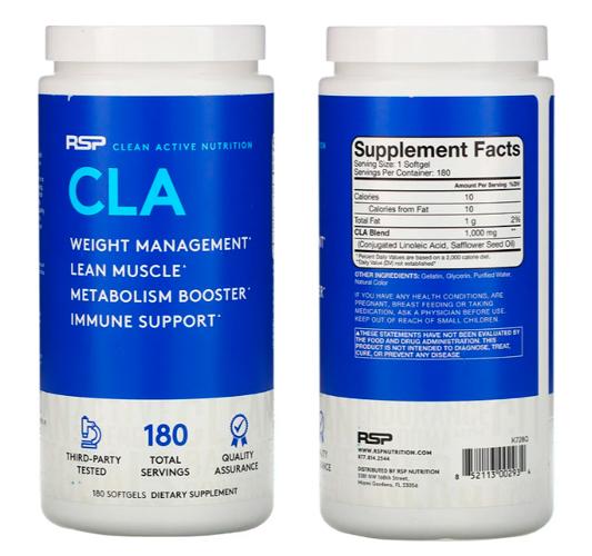 Добавки на основе линолевой кислоты, конъюгированной с CLA, для занятий спортом и похудания