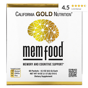 California Gold Nutrition MEM Food - Полный обзор комплекса