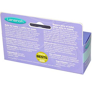Высококачественный ланолин Lansinoh - эффективен и безопасен с iHerb для снятия трещин на груди