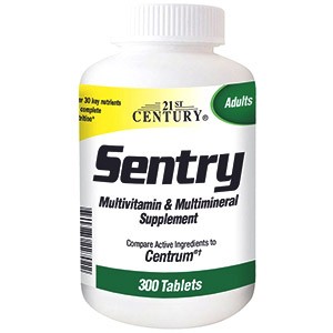 Характеристики комплекса витаминов и минералов 21 века компании Sentry. Кому нужно принимать, состав, дозировка