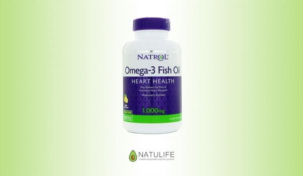 Рыбий жир Natrol Omega-3 1000 мг - Обзор