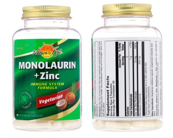 Монолаурин - природный антибиотик на сайте iHerb
