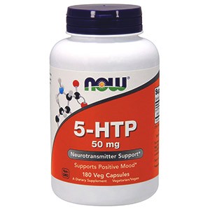 Подробное описание добавки 5-HTP (гидрокситриптофана) с разной концентрацией 50, 100, 200 мг от Now Foods. Обобщенные отзывы потребителей