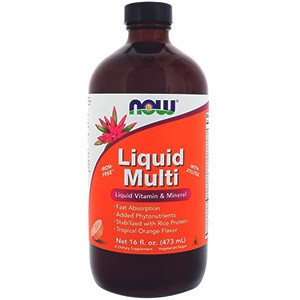 Now Foods Liquid Multi Gel с iHerb: описание популярного витаминного комплекса для детей и взрослых