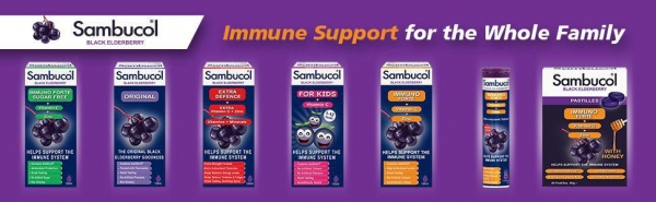 Sambucol: производитель сиропа иммунитета черной бузины