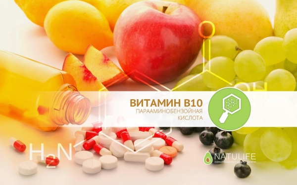 Мы изучаем витамин B10 (PABA / PABA)