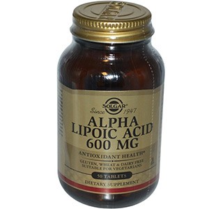 Альфа-липоевая кислота Solgar - качественный антиоксидант для продления жизни