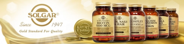 Выбор витаминов от Solgar на iHerb. Витаминные комплексы для глаз, кожи, волос, ногтей, витамин Е и Омега-3