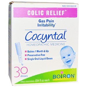 Cocyntal от Boiron - одно из лучших безопасных средств от детских колик на iHerb