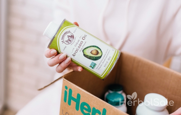 Масло авокадо на iHerb для продуктов питания, ухода за кожей и волосами
