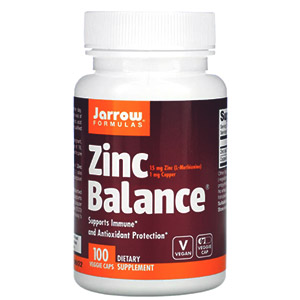 Подробное описание комплекса Zinc Balance компании Jarrow Formulas. Изучаем состав, инструкцию по применению и отзывы покупателей