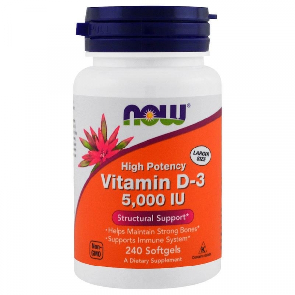 Витамин D от Now Foods (5000 МЕ) - Обзор
