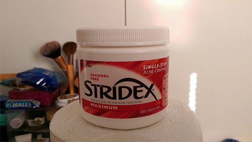 Диски Stridex с салициловой кислотой. Лучшее решение от крупных пор и прыщей!