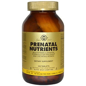 Один из лучших витаминных комплексов для беременных Prenatal от компании Solgar. Показания, состав, способ применения, отзывы покупателей iHerb
