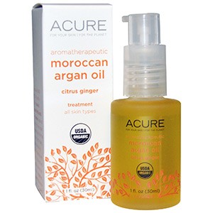 Подробный обзор линейки аргановых масел Acure Organics на iHerb: Аргановое масло в чистом виде, с кокосовым маслом, розовым маслом и цитрусовыми. Способы использования масел в косметологии, отзывы