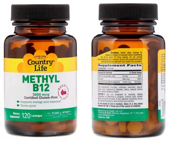Лучшие таблетки и капсулы витамина B12 на iHerb