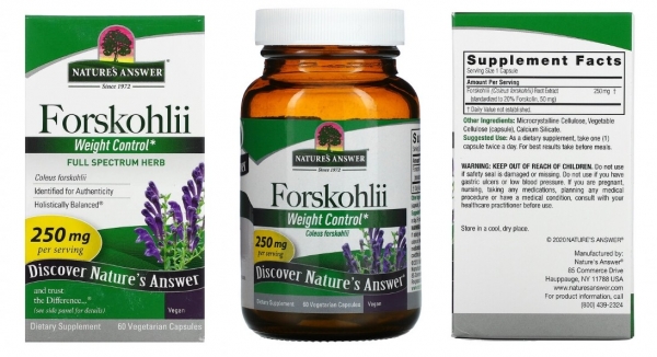 Форсколин (Coleus Forskolin) для похудания и повышения уровня тестостерона